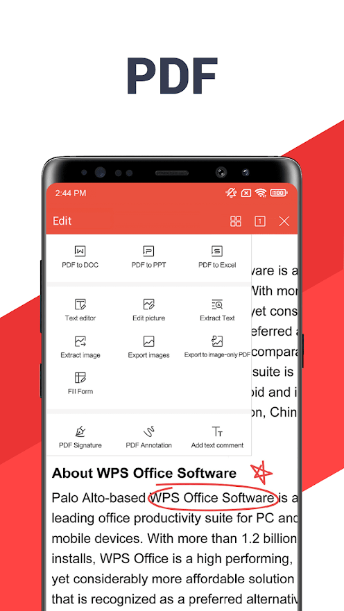 WPS Office pdf mod apk