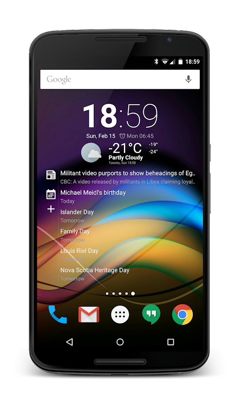 Chronus Information Widgets Mod Apk