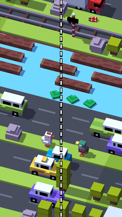 crossy road mod apk god mode