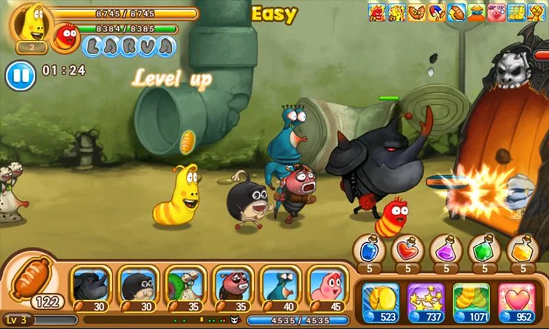 Larva Heroes: Lavengers Mod Apk