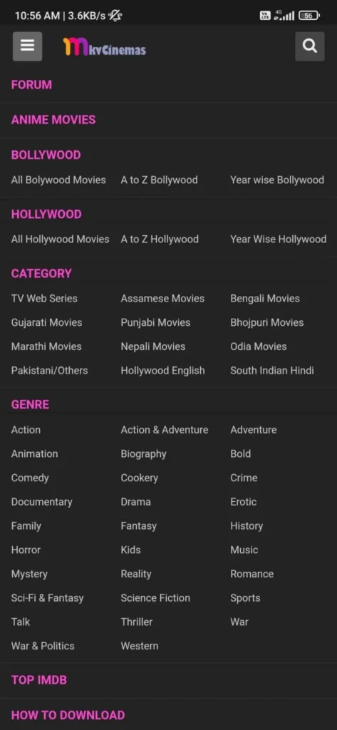 MkvCinemas APK 2022