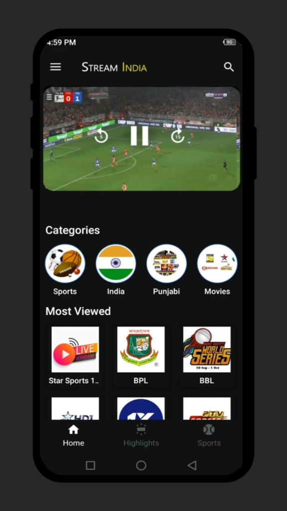 Stream India Apk