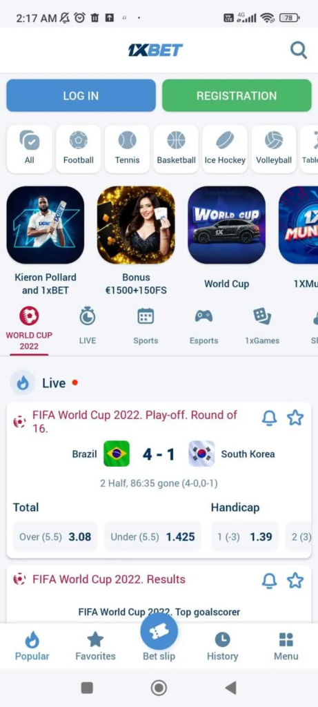 1xBet MOD APK